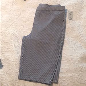 Hue Striped Bermuda Shorts